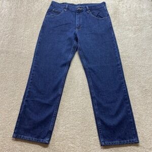 Wrangler Jeans Mens 34x29 Blue Five‎ Star Regular Fit Denim Straight Leg NWT